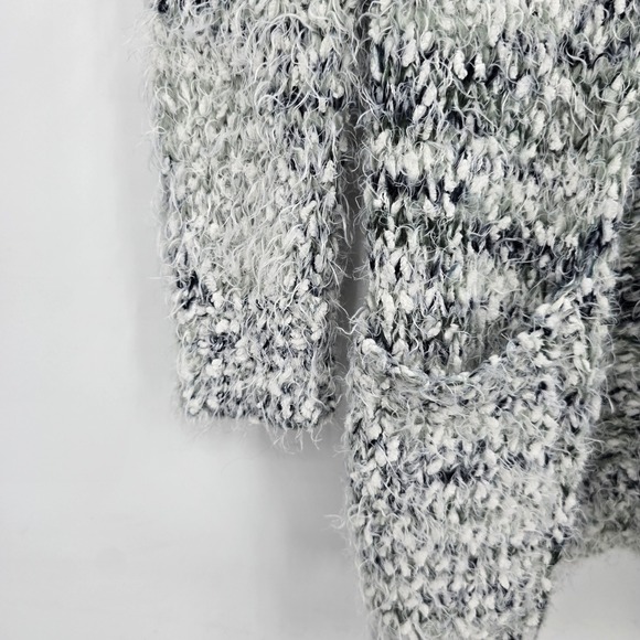 Madison Lilly Women's Cozy Knit Open Front Long Cardigan Sweater Size S Speckled - Picture 6 of 10
